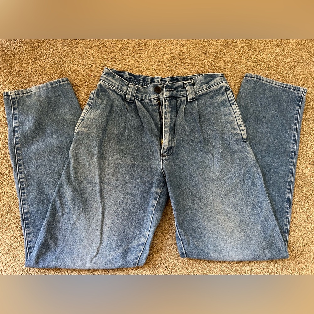 Vintage Carrera Cadillac Womens Italian Brand Jeans Blue Denim